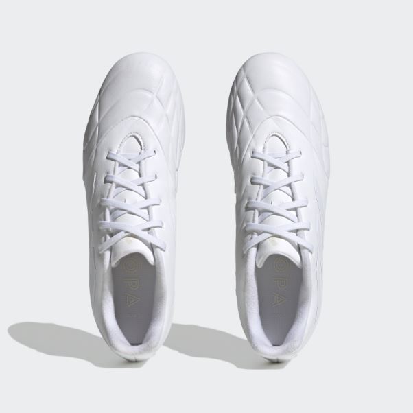 Chaussure De Foot Copa Pure.3 Terrain Sec Adidas Blanc