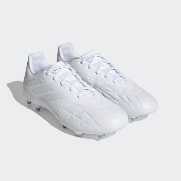 Chaussure De Foot Copa Pure.3 Terrain Sec Adidas Blanc
