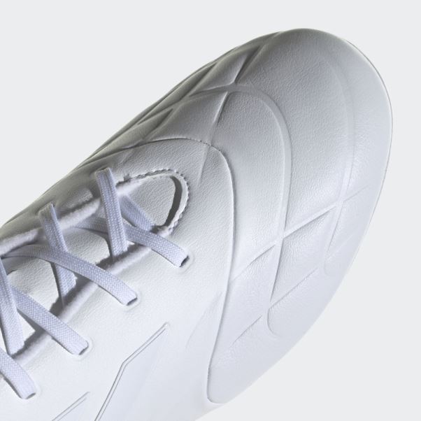 Chaussure De Foot Copa Pure.3 Terrain Sec Adidas Blanc