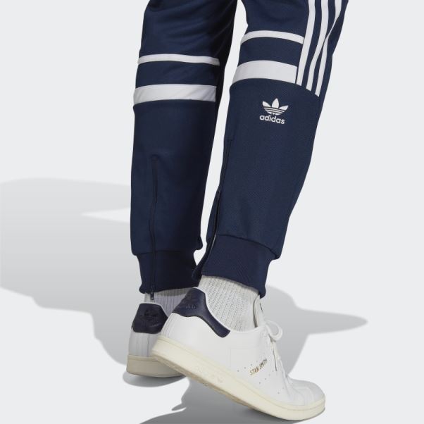 Pantalon Coupe Classique Adicolor Indigo Nuit Adidas