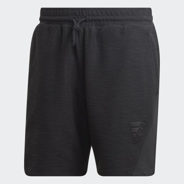 Short Adidas En Tissu éponge Inversé Noir (non Genré)