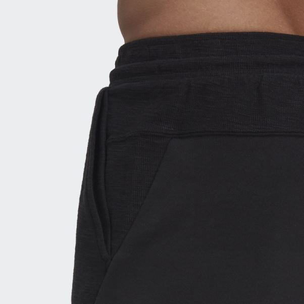 Short Adidas En Tissu éponge Inversé Noir (non Genré)
