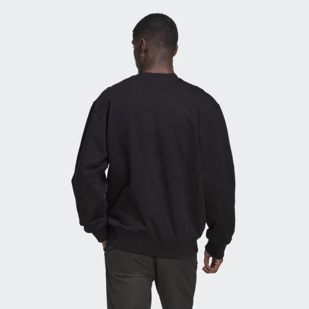Sweat Adidas Adicolor Contempo Crew French Terry Noir