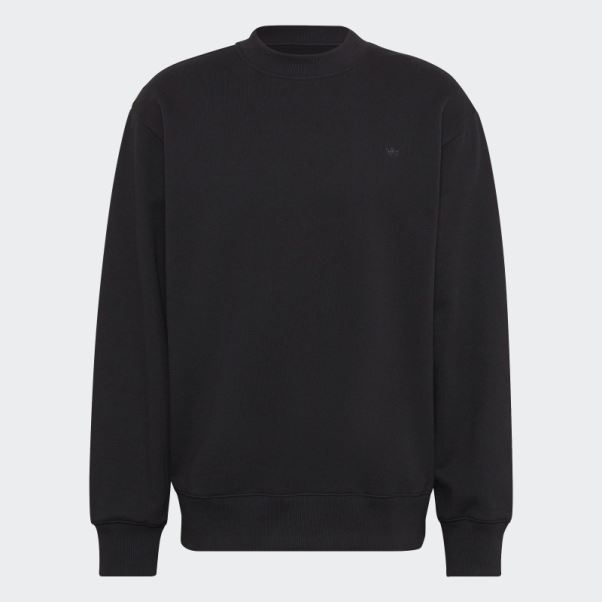 Sweat Adidas Adicolor Contempo Crew French Terry Noir
