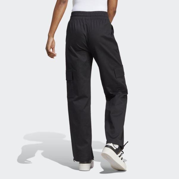 Pantalon Cargo Large Noir Adidas
