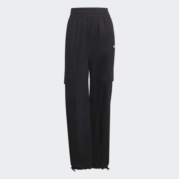 Pantalon Cargo Large Noir Adidas