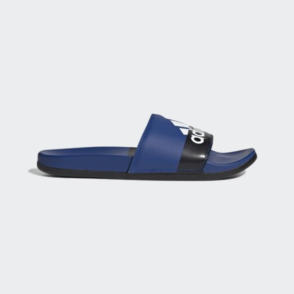 Sandales Adilette Confort Adidas Bleu Royal