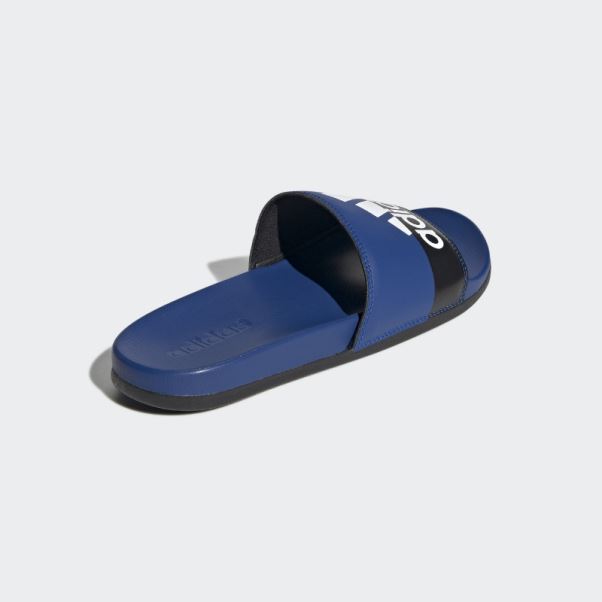 Sandales Adilette Confort Adidas Bleu Royal