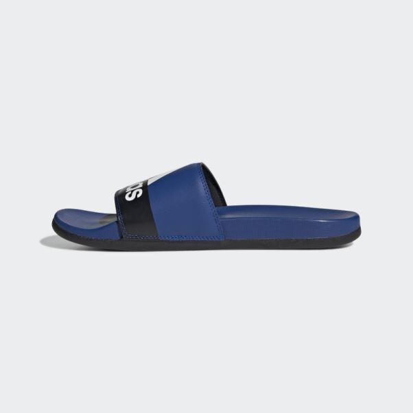 Sandales Adilette Confort Adidas Bleu Royal