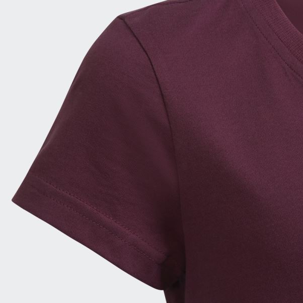Tee Shirt Adidas Essentials Cramoisi Fashion