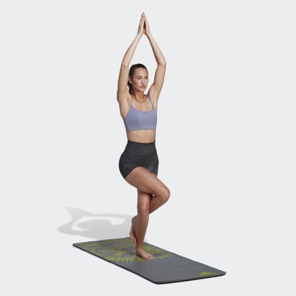 Brassière à Maintien Léger Adidas Silver Violet Yoga Studio