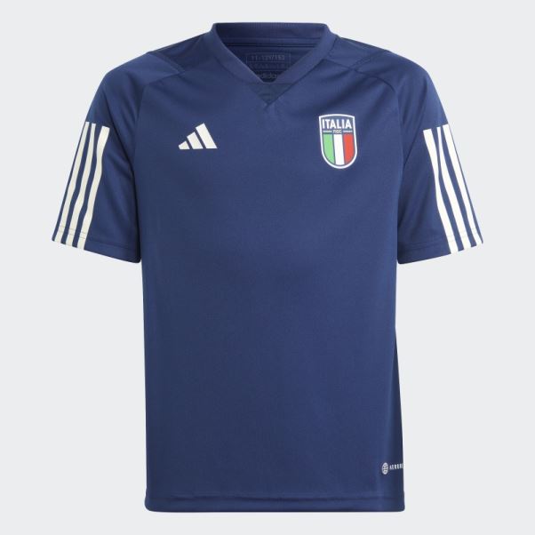 Maillot D'entrainement Italy Tiro 23 Bleu Foncé Adidas