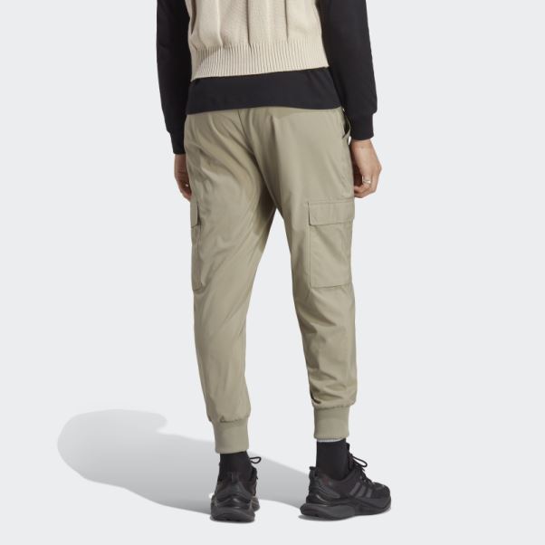 Pantalon Cargo Argenté Pebble Essentials à Petit Logo Tissé Adidas