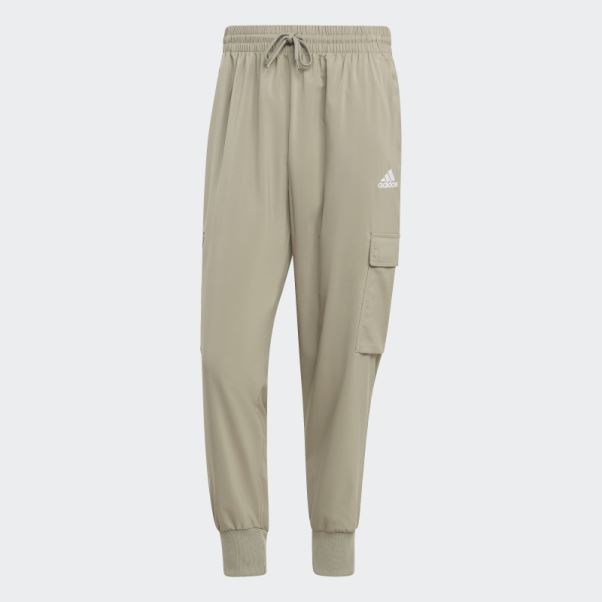 Pantalon Cargo Argenté Pebble Essentials à Petit Logo Tissé Adidas