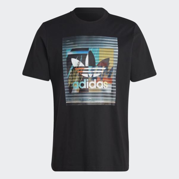 T-shirt Adidas Graphics Off The Grid Noir
