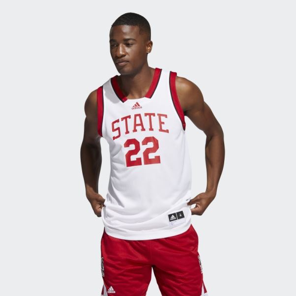 Maillot Wolfpack Swingman Blanc Adidas