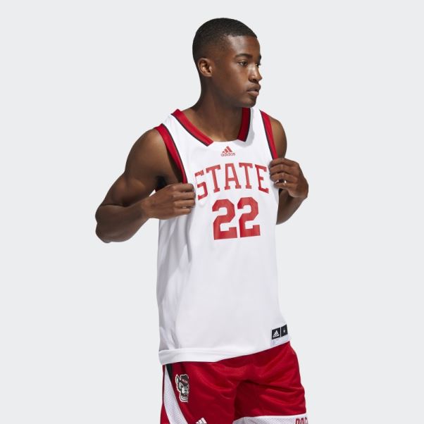 Maillot Wolfpack Swingman Blanc Adidas