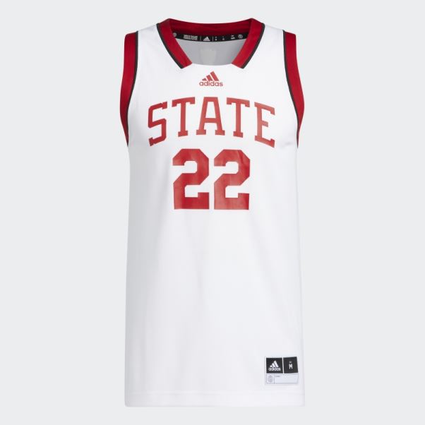 Maillot Wolfpack Swingman Blanc Adidas