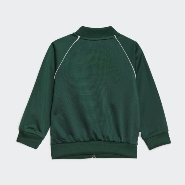 Adidas Adicolor Survetement Sst Vert Fonce