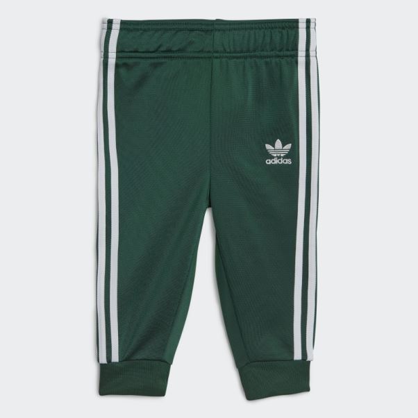 Adidas Adicolor Survetement Sst Vert Fonce