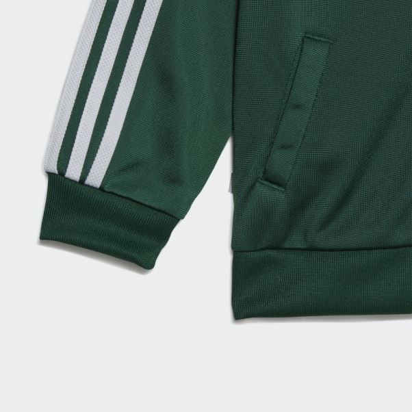 Adidas Adicolor Survetement Sst Vert Fonce