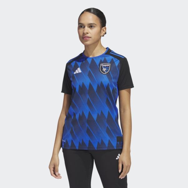 Maillot Domicile San Jose Tremblements De Terre 23/24 Adidas Bleu