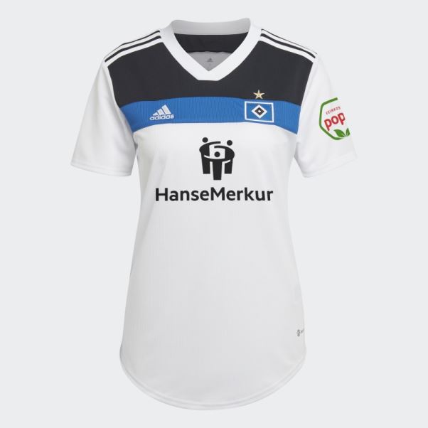 Maillot Domicile Hamburger Sv 22/23 Blanc Adidas