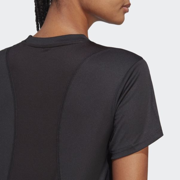 Tee Shirt Run It Noir Adidas