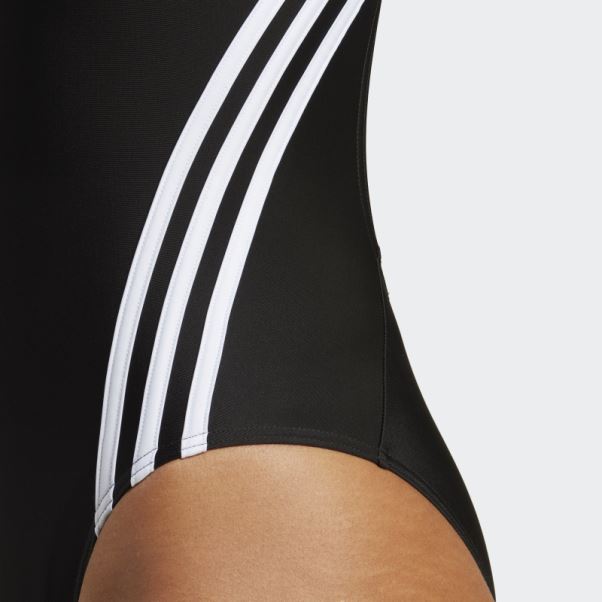 Adidas Maillot De Bain 3 Bandes Noir Chaud