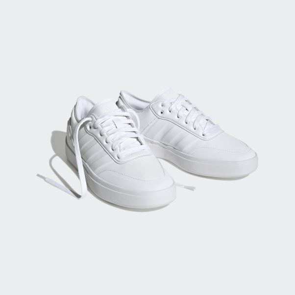 Adidas Court Revival Cloudfoam Modern Lifestyle Court Confort Chaussures Blanc
