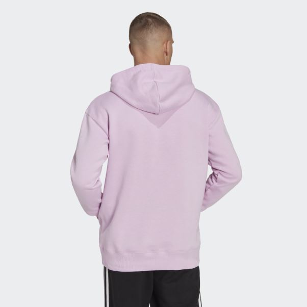 Adidas Essentials Feelvivid Sweat à Capuche En Molleton De Coton Lilas