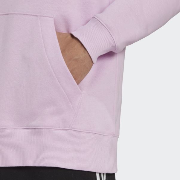 Adidas Essentials Feelvivid Sweat à Capuche En Molleton De Coton Lilas