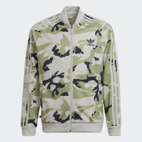 Veste De Survêtement Sst Camo Orbit Grise Adidas