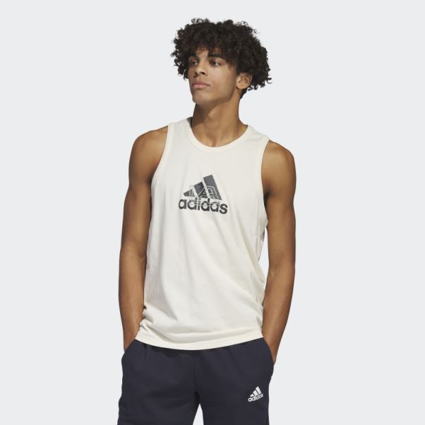 T-shirt Graphique Adidas Los Angeles Blanc