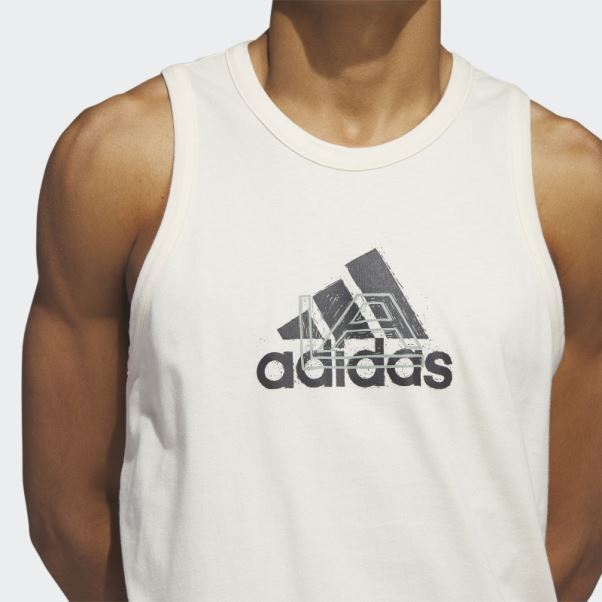 T-shirt Graphique Adidas Los Angeles Blanc