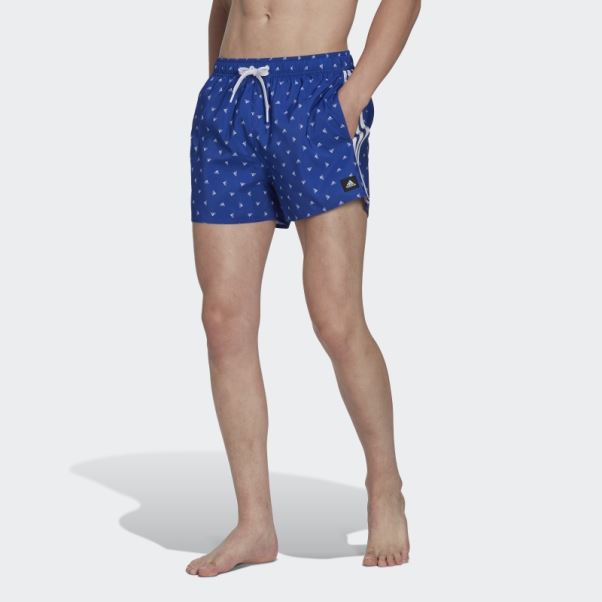 Short De Bain Mini Logo Clx Adidas Bleu