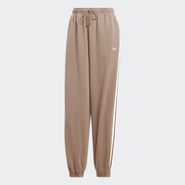Adidas Pantalon De Jogging Marron Crayeux