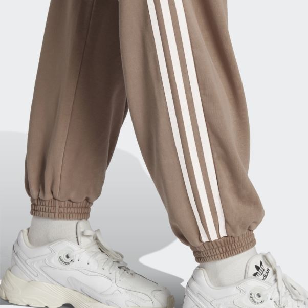Adidas Pantalon De Jogging Marron Crayeux