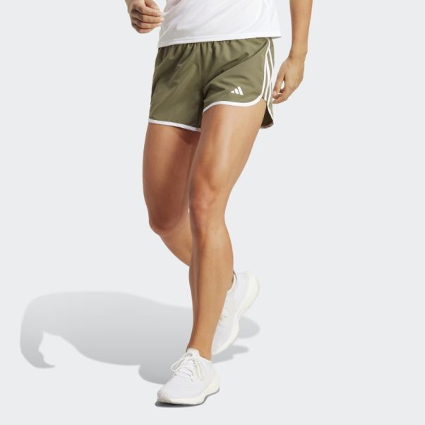 Adidas Marathon 20 Short De Course Olive