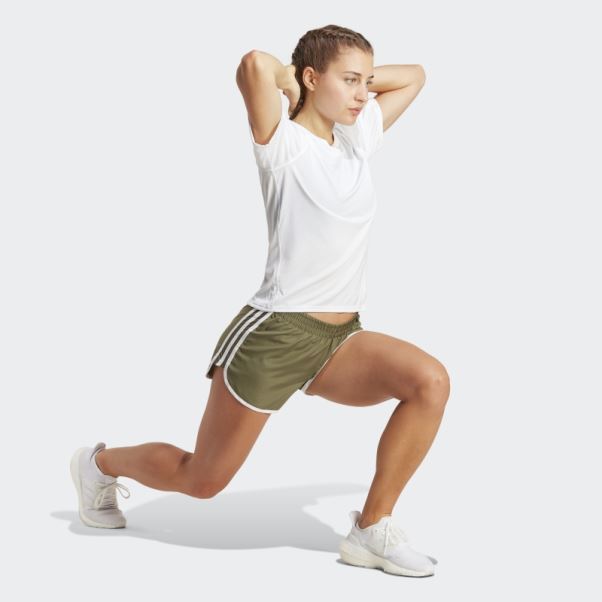Adidas Marathon 20 Short De Course Olive