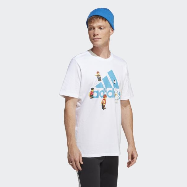 Adidas X Lego Soccer Badge Of Sport Graphique T-shirt Chaud