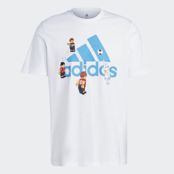 Adidas X Lego Soccer Badge Of Sport Graphique T-shirt Chaud