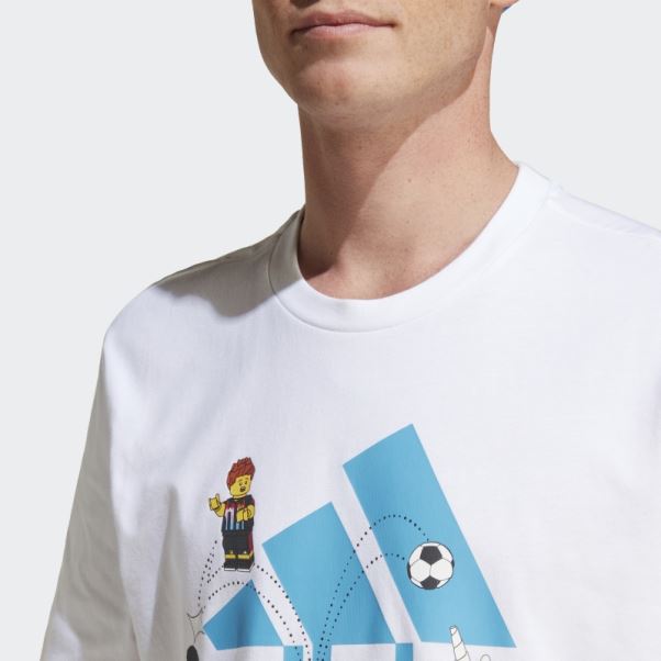 Adidas X Lego Soccer Badge Of Sport Graphique T-shirt Chaud