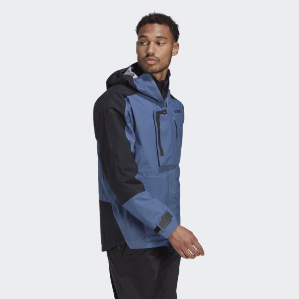 Adidas Terrex Xploric Rain.rdy Veste De Randonnée Acier