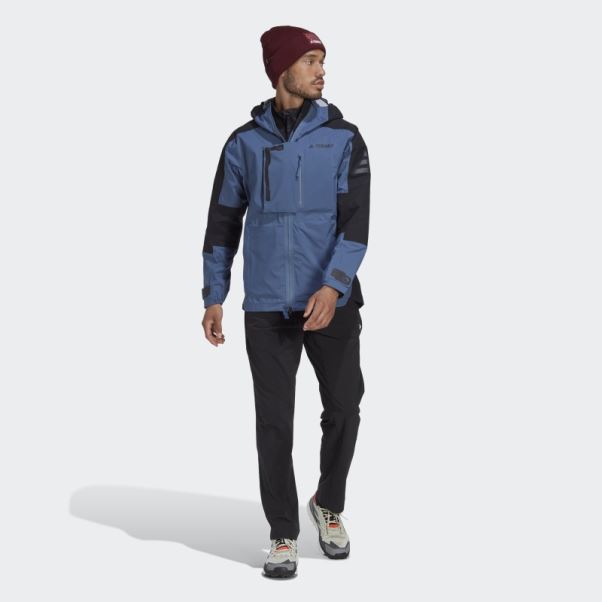 Adidas Terrex Xploric Rain.rdy Veste De Randonnée Acier