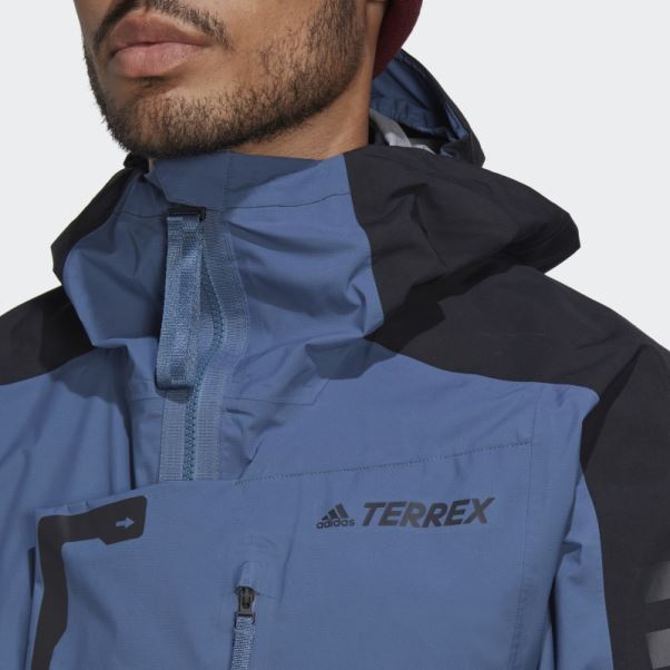Adidas Terrex Xploric Rain.rdy Veste De Randonnée Acier