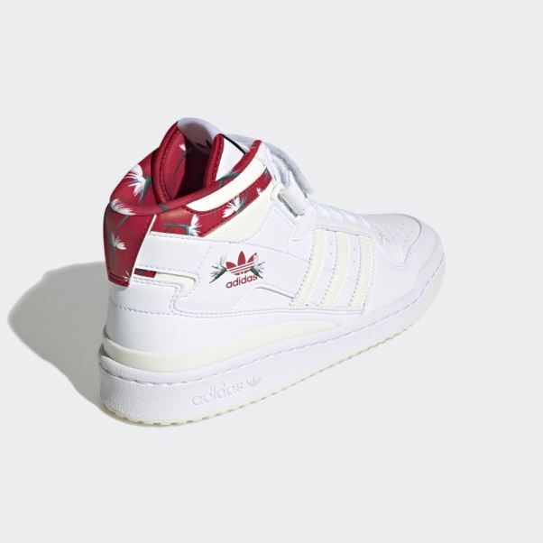 Chaussures Adidas Forum Mid Thebe Magugu Blanc
