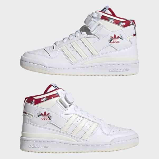 Chaussures Adidas Forum Mid Thebe Magugu Blanc