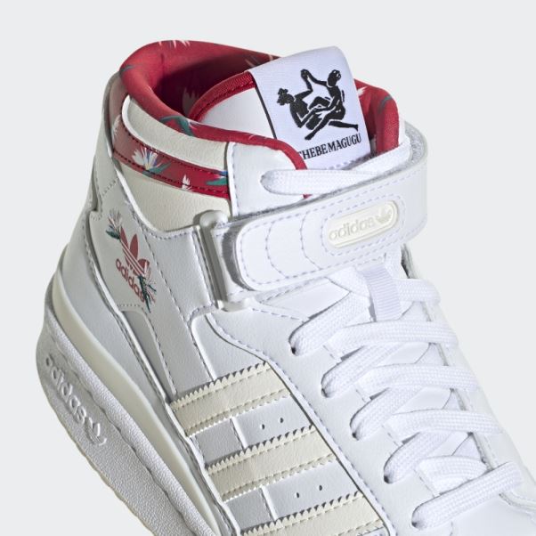 Chaussures Adidas Forum Mid Thebe Magugu Blanc