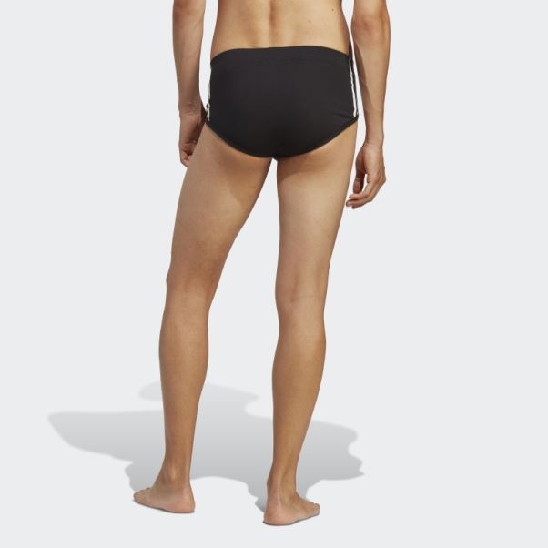 Slip Blanc à 3 Bandes En Coton Comfort Flex Adidas